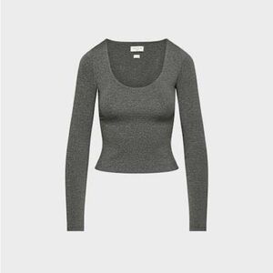 Aritzia Contour Scoopneck Long Sleeve Women's Top